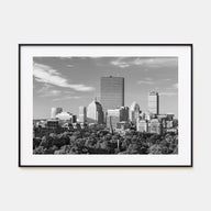 Boston Landscape B&W No 1 Poster