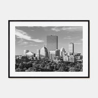 Boston Landscape B&W No 1 Poster