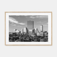 Boston Landscape B&W No 1 Poster