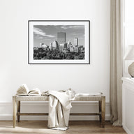 Boston Landscape B&W No 1 Poster