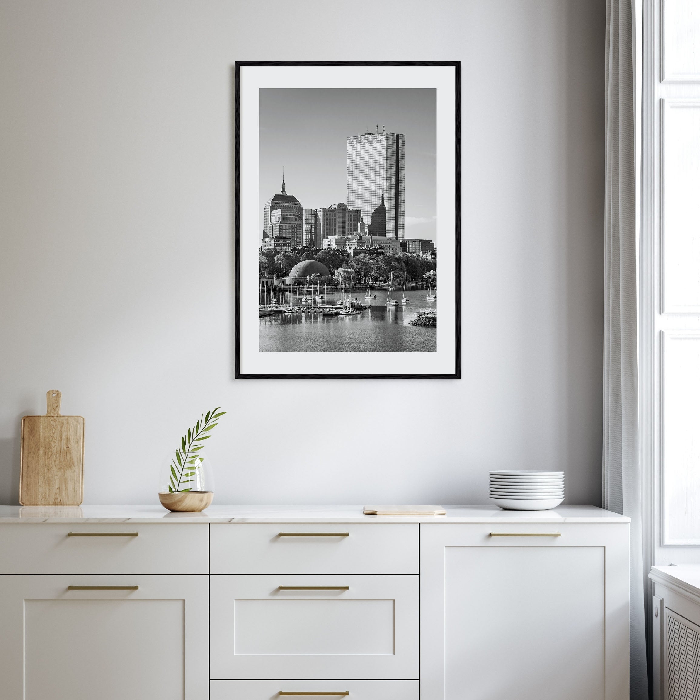 Boston Photo B&W No 1 Poster