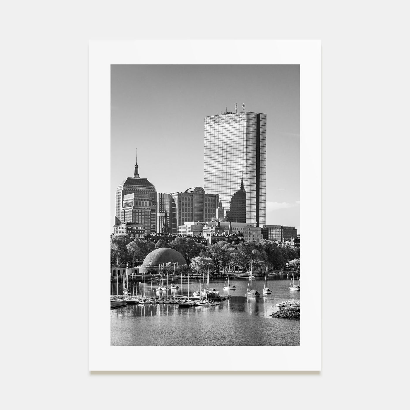 Boston Photo B&W No 1 Poster