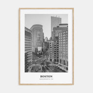Boston Portrait B&W No 1 Poster