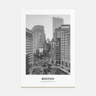 Boston Portrait B&W No 1 Poster