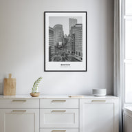 Boston Portrait B&W No 1 Poster
