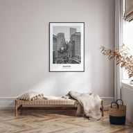 Boston Portrait B&W No 1 Poster