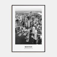 Boston Portrait B&W No 2 Poster
