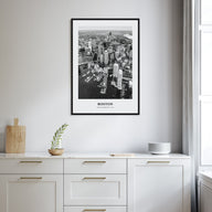 Boston Portrait B&W No 2 Poster