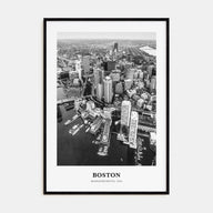 Boston Portrait B&W No 2 Poster