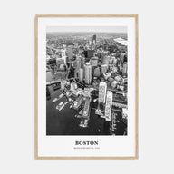 Boston Portrait B&W No 2 Poster