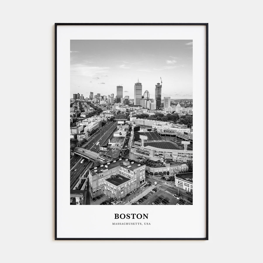 Boston Portrait B&W No 3 Poster