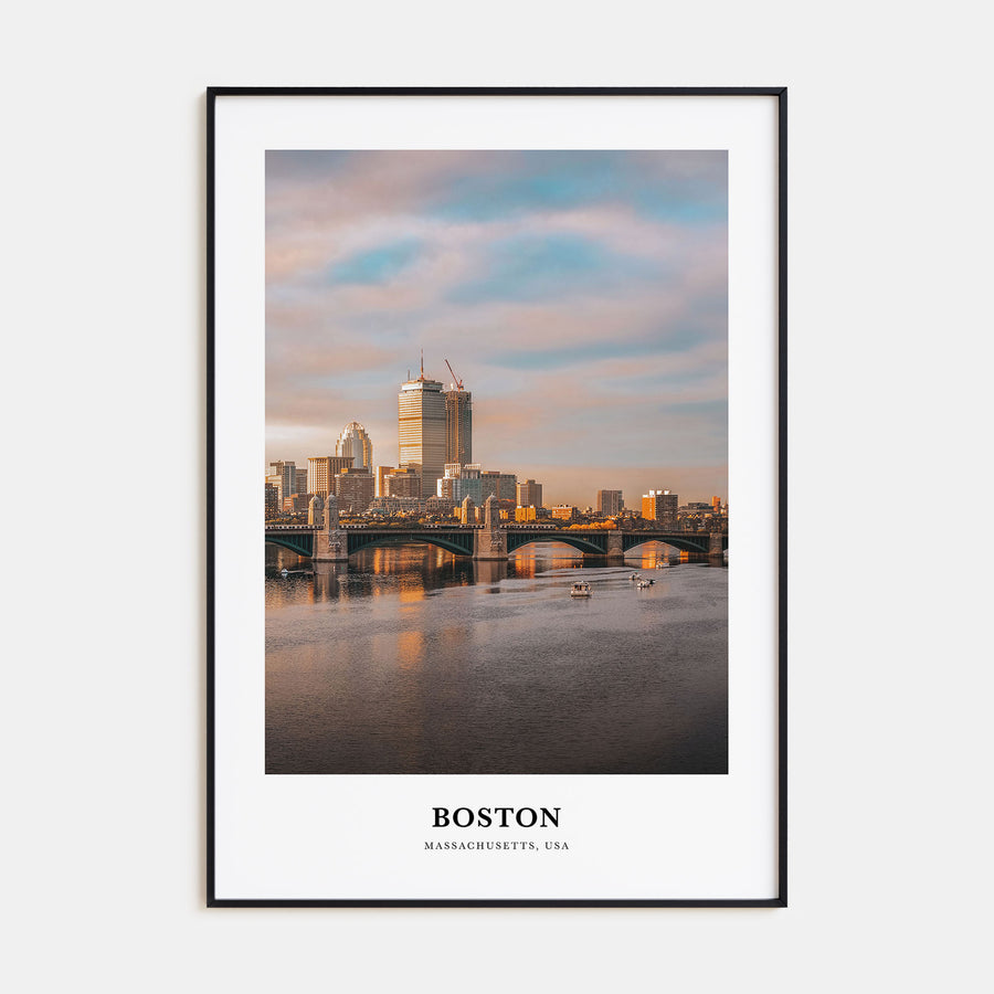 Boston Portrait Color No 2 Poster