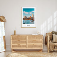 Boston Portrait Color No 3 Poster