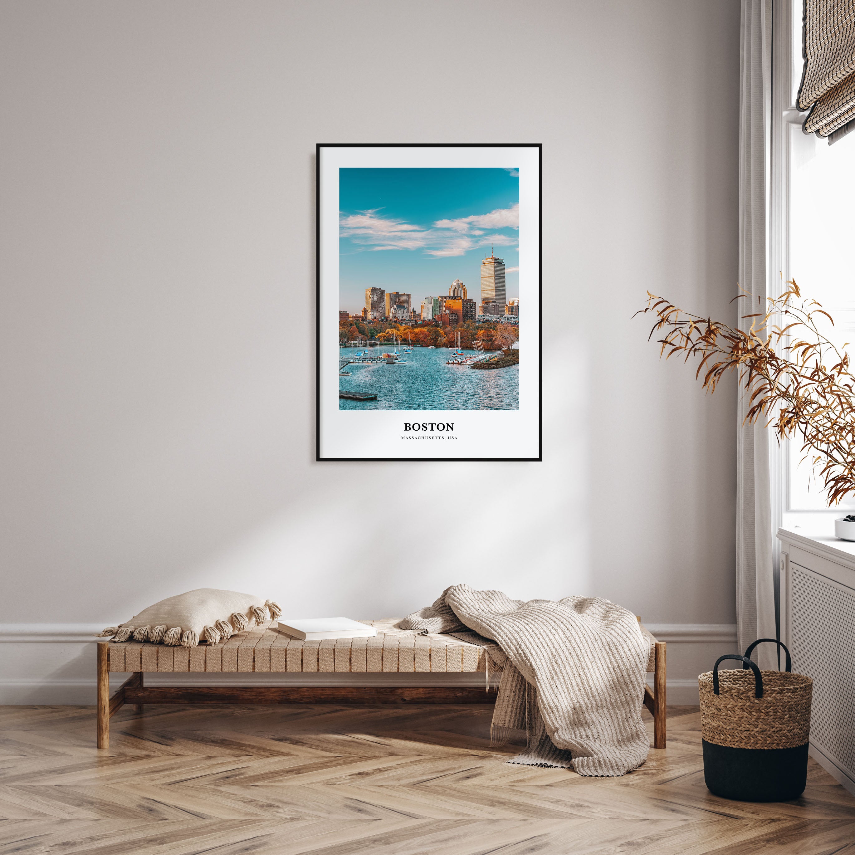 Boston Portrait Color No 3 Poster