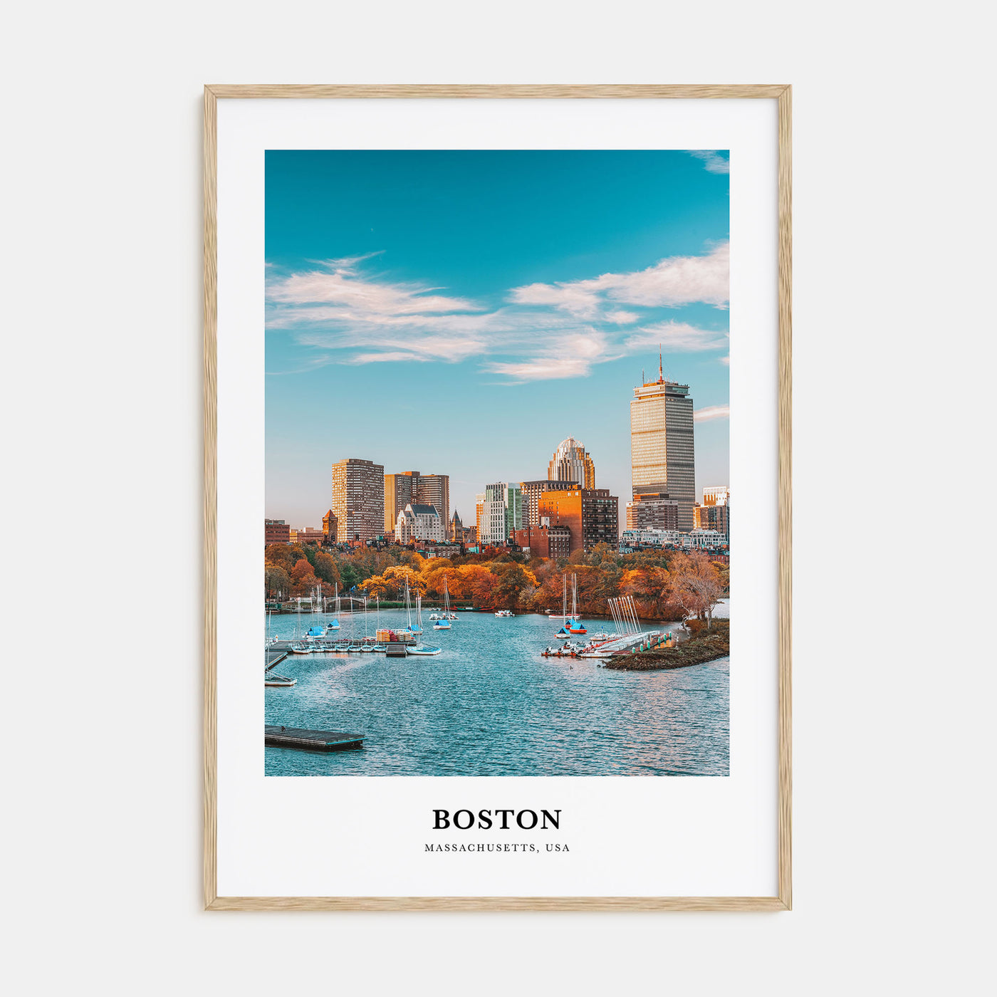 Boston Portrait Color No 3 Poster