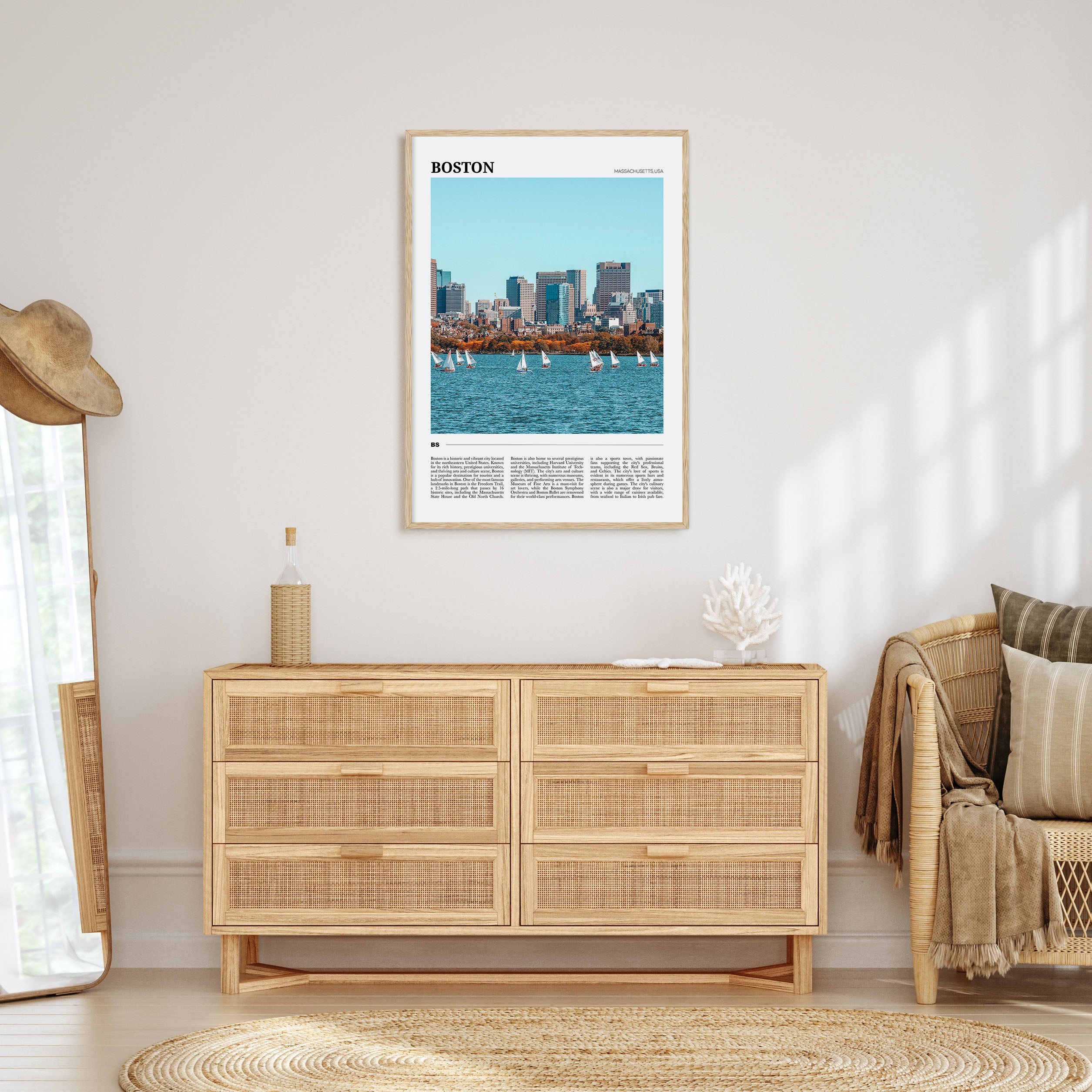 Boston Travel Color No 1 Poster