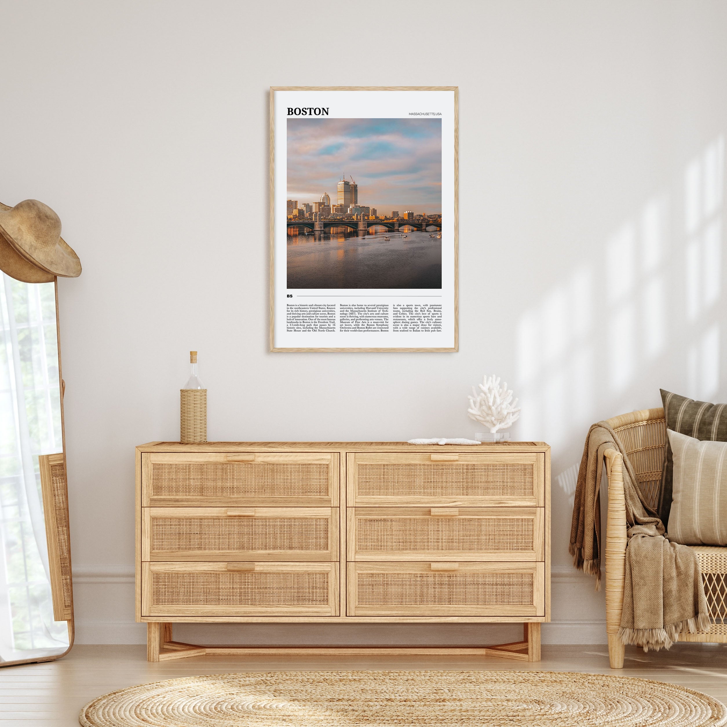 Boston Travel Color No 2 Poster