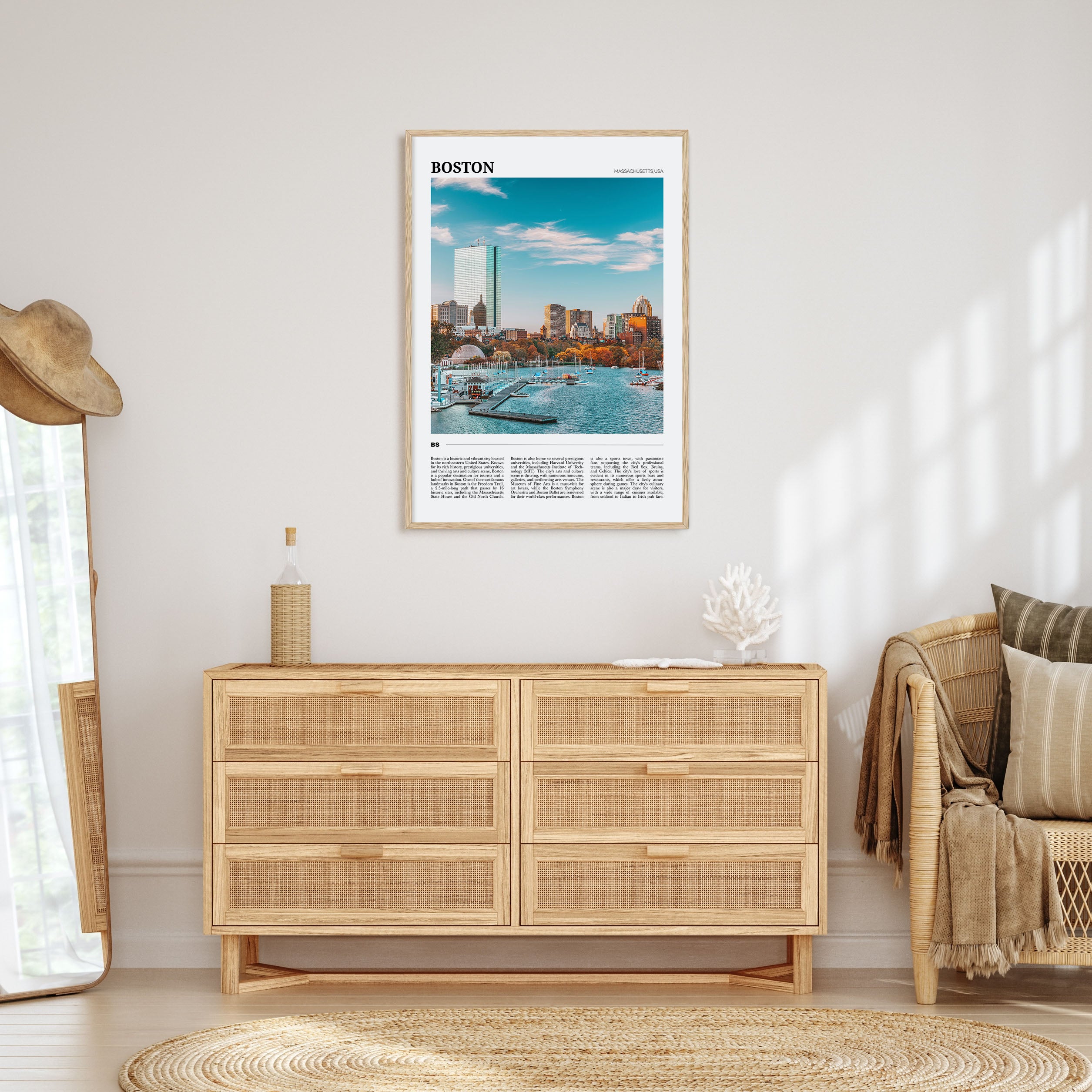 Boston Travel Color No 3 Poster