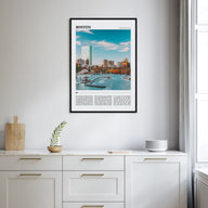 Boston Travel Color No 3 Poster