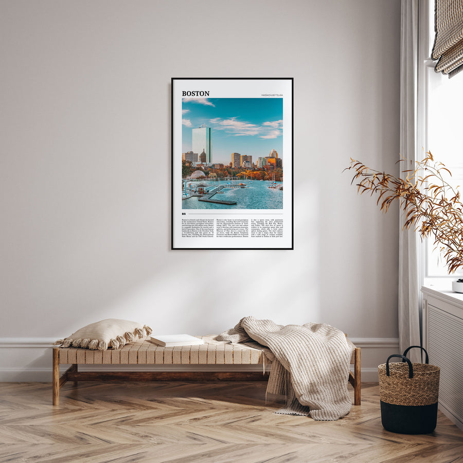 Boston Travel Color No 3 Poster