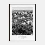 Botswana Portrait B&W Poster