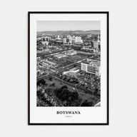 Botswana Portrait B&W Poster