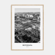 Botswana Portrait B&W Poster