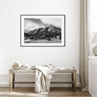 Boulder Landscape B&W Poster