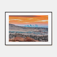 Boulder Landscape Color Poster