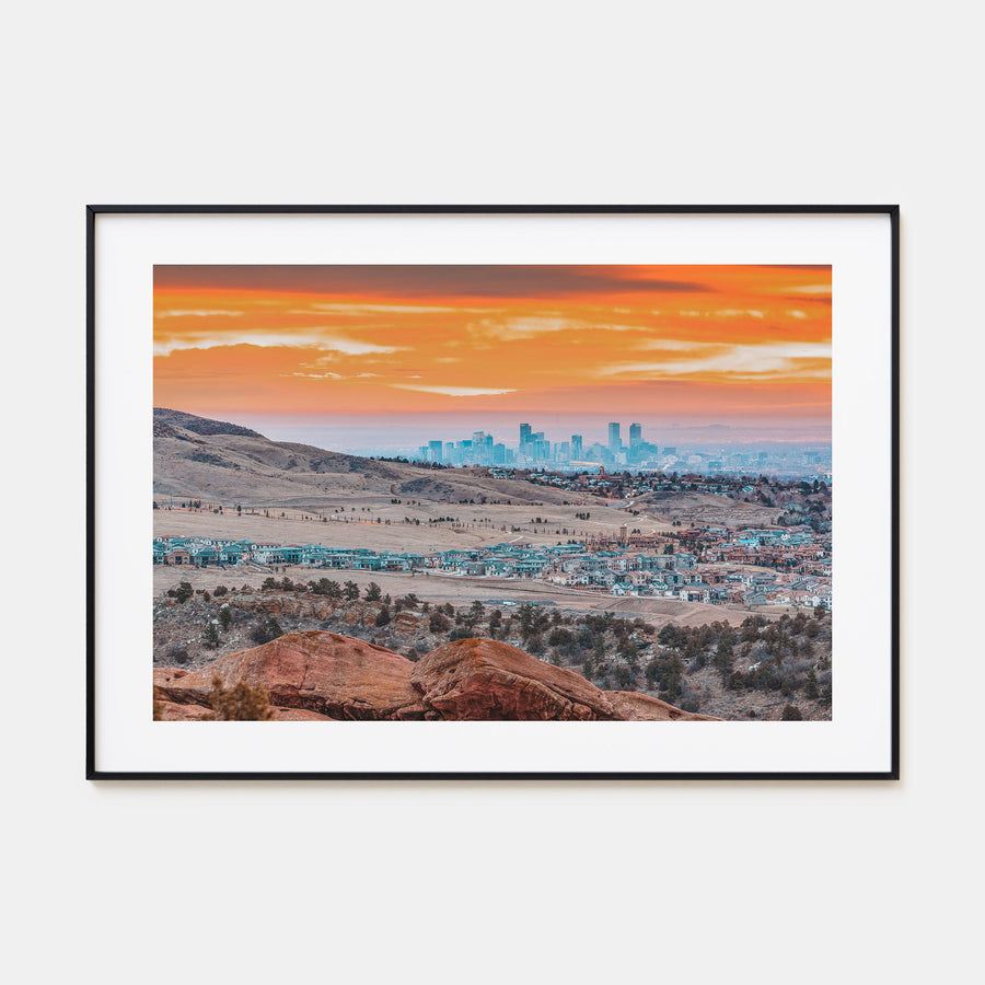 Boulder Landscape Color Poster