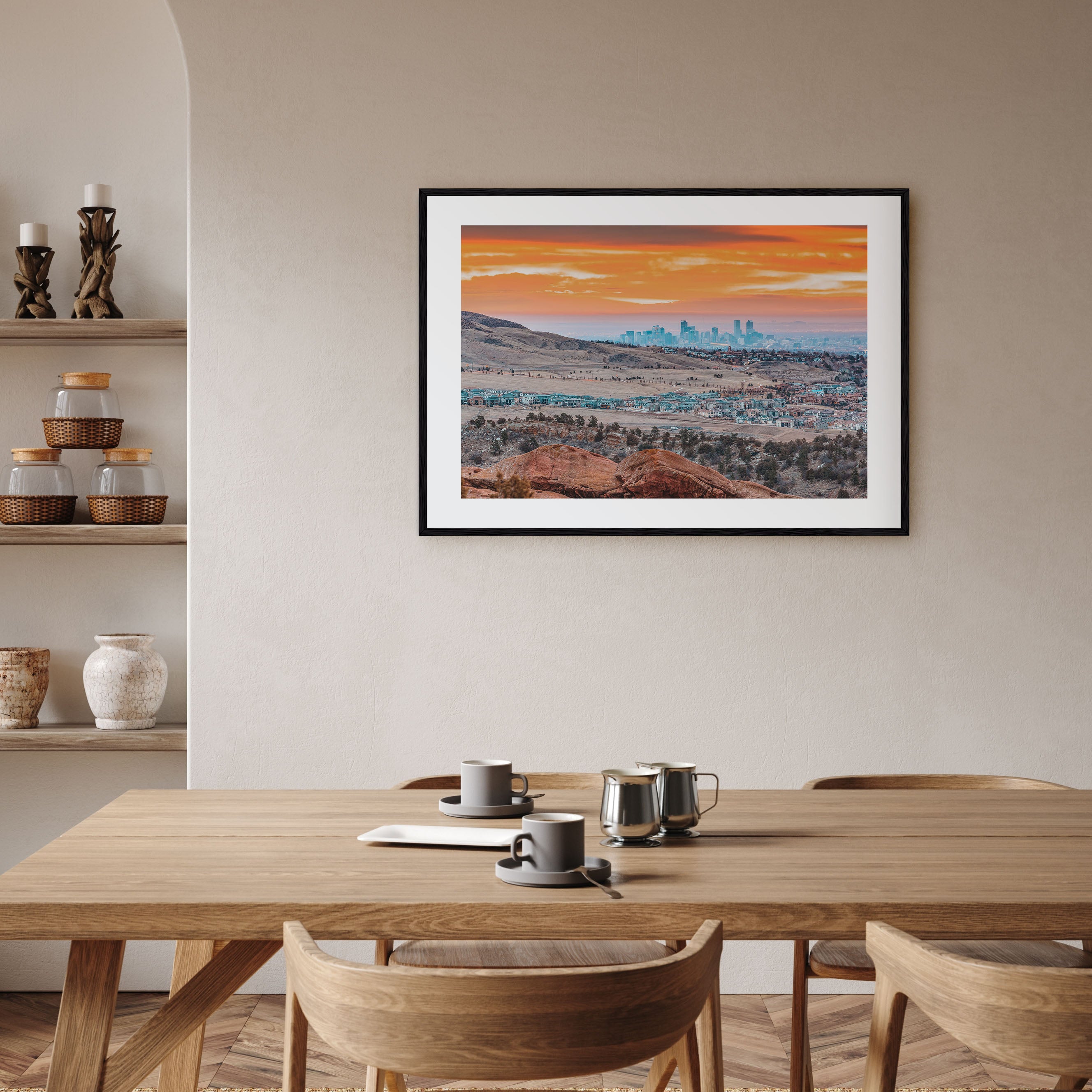 Boulder Landscape Color Poster