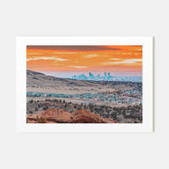 Boulder Landscape Color Poster