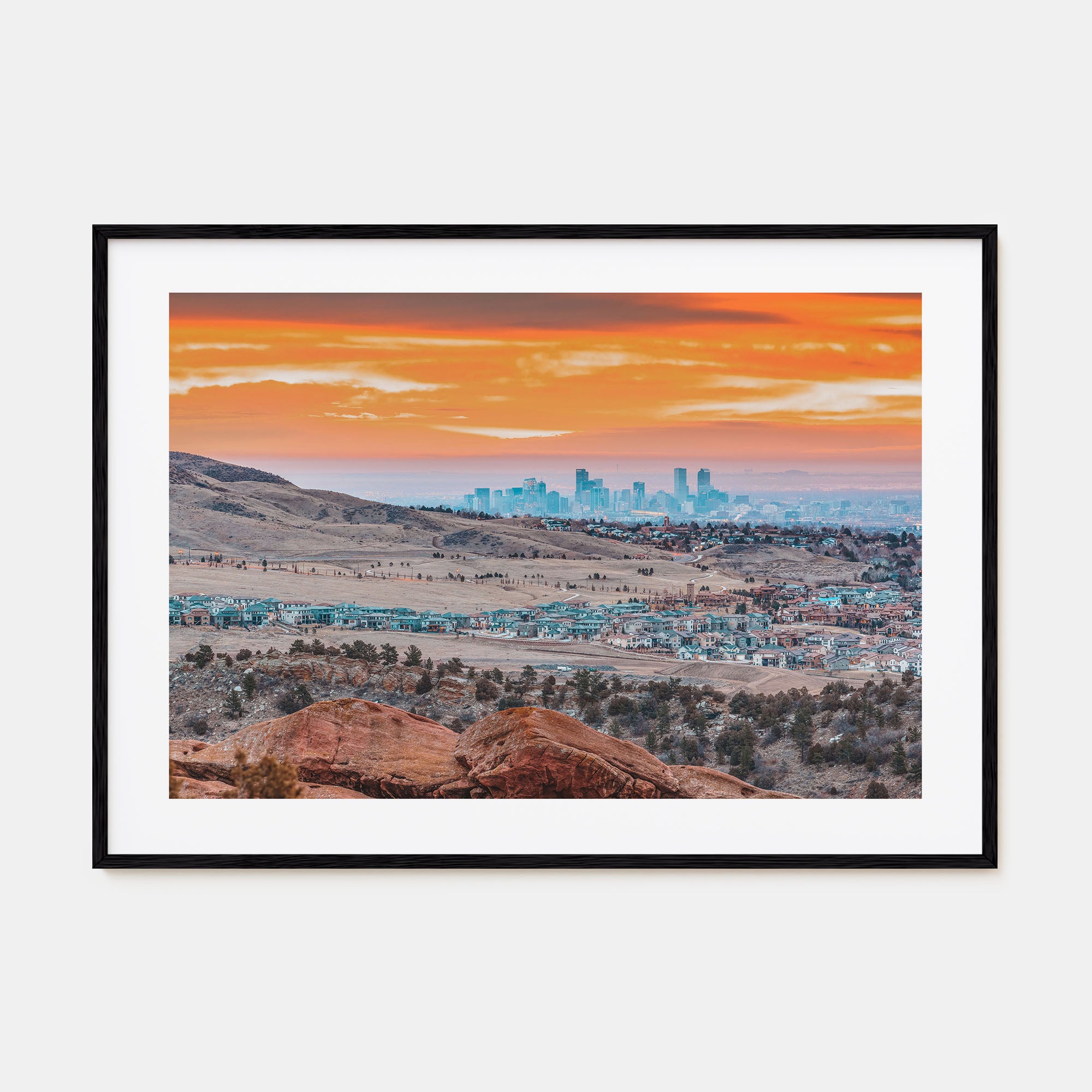 Boulder Landscape Color Poster