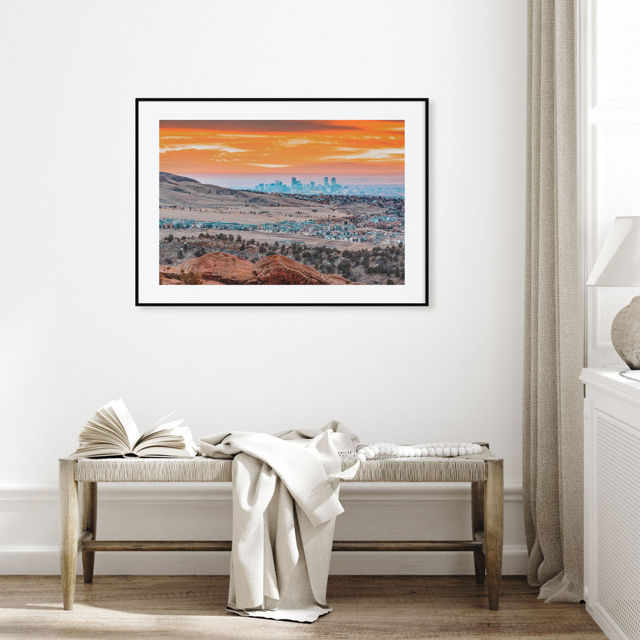 Boulder Landscape Color Poster