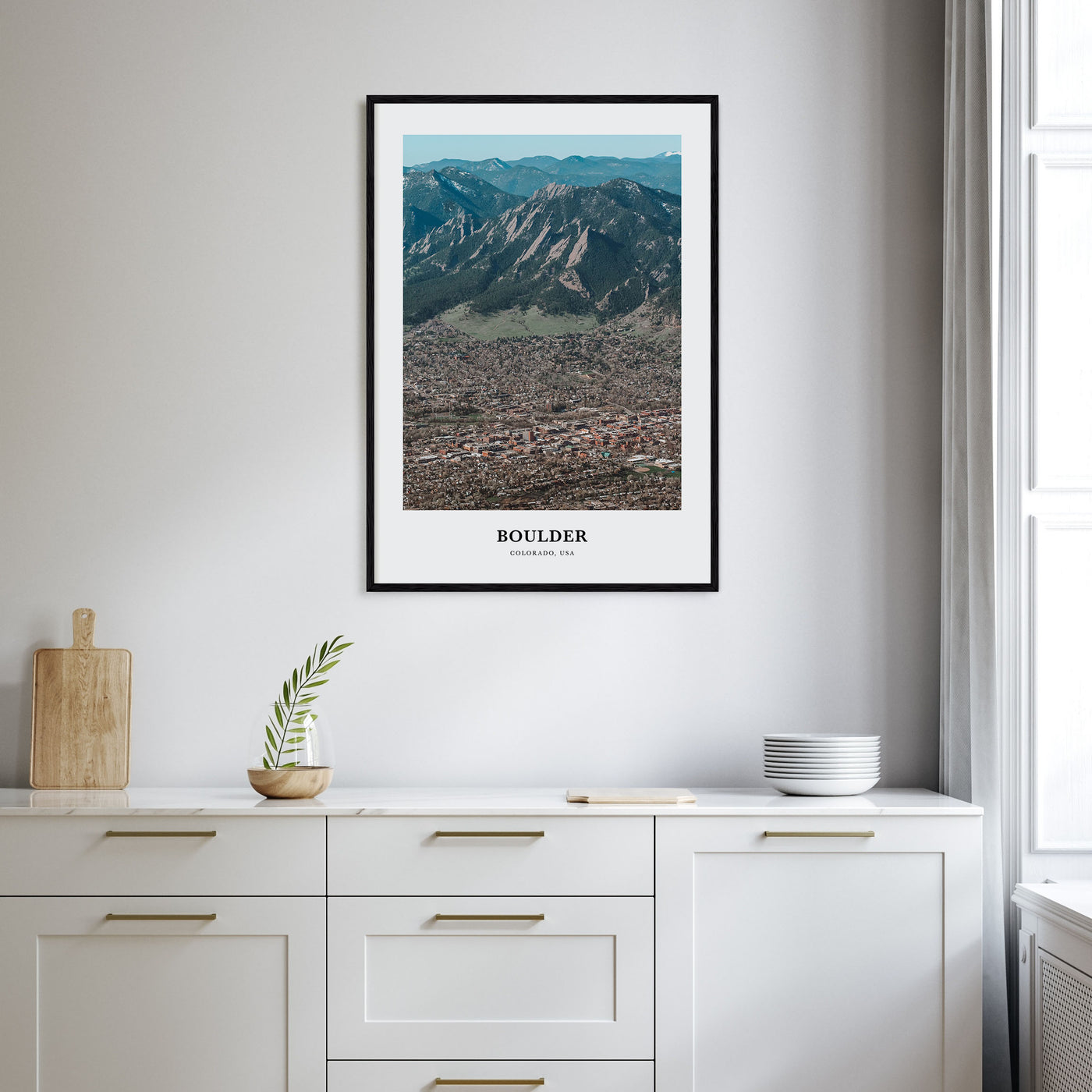 Boulder Portrait Color No 1 Poster