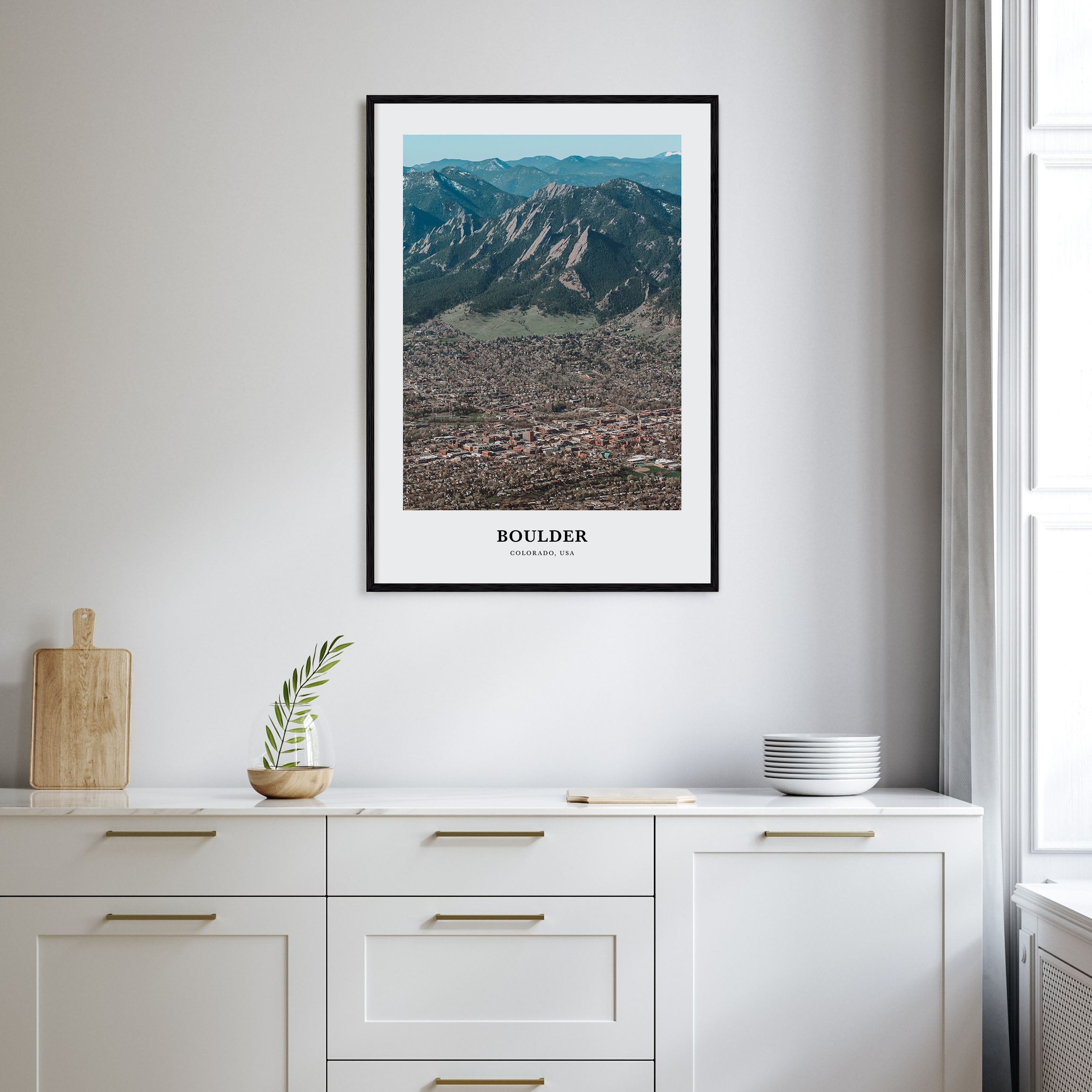 Boulder Portrait Color No 1 Poster