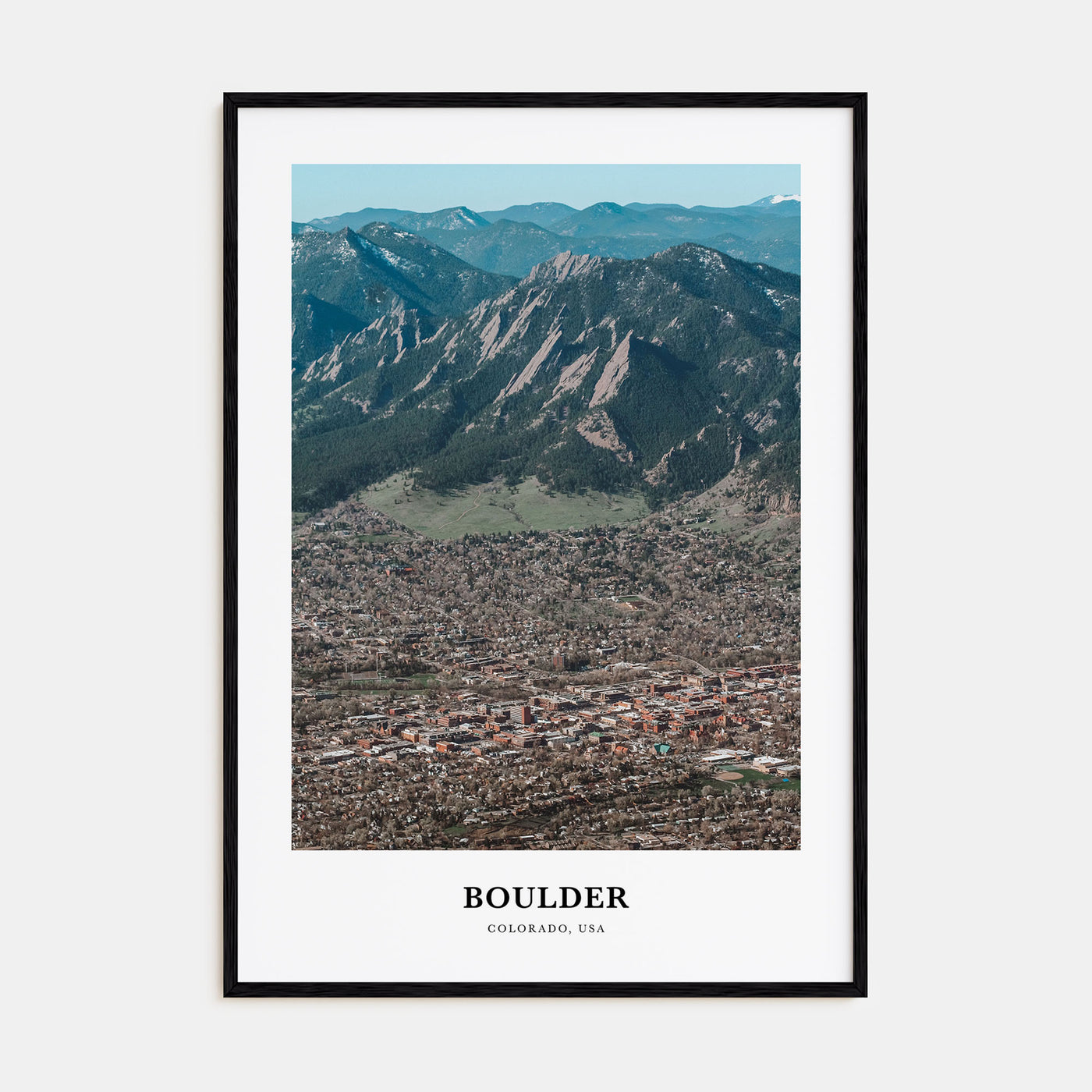 Boulder Portrait Color No 1 Poster