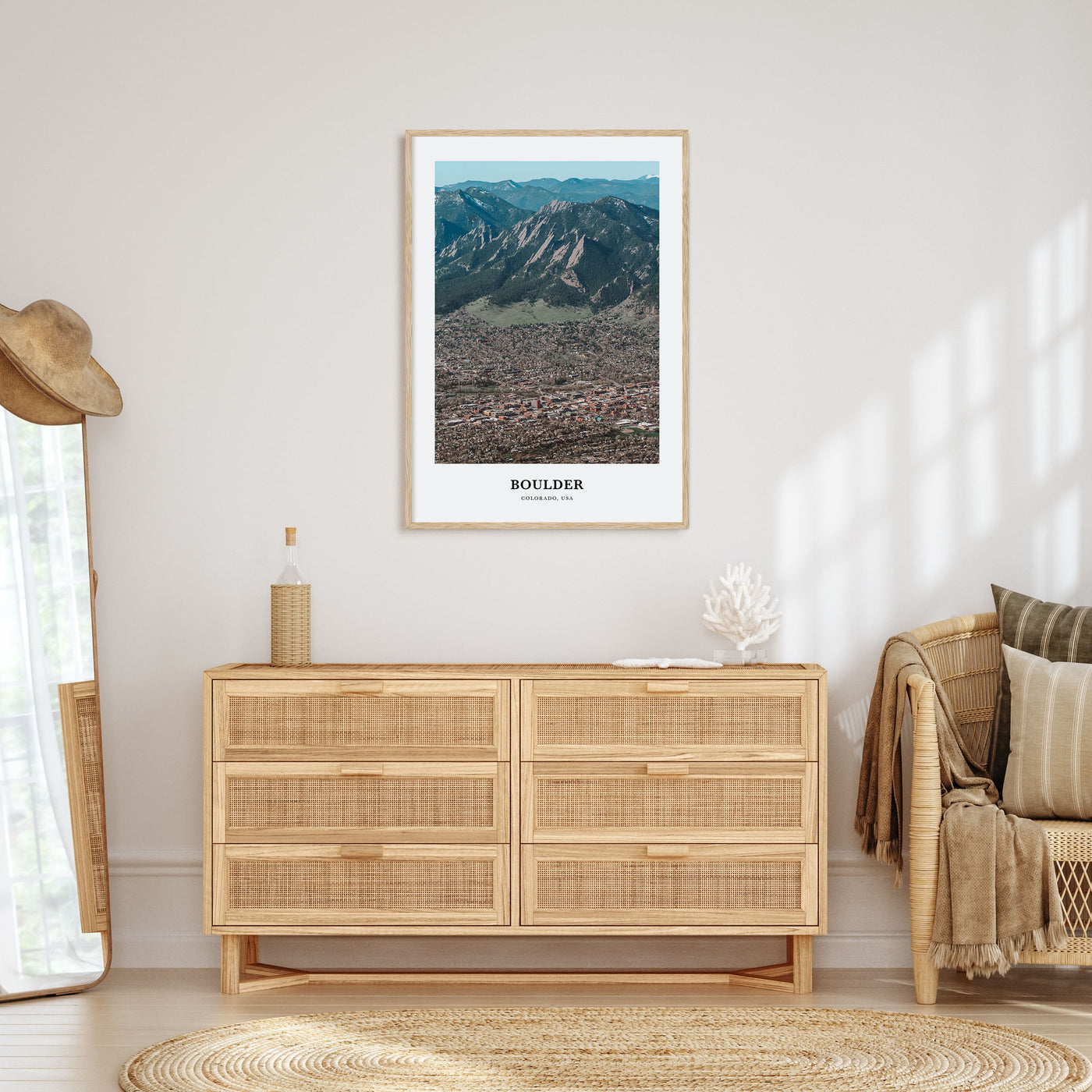 Boulder Portrait Color No 1 Poster