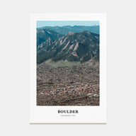 Boulder Portrait Color No 1 Poster