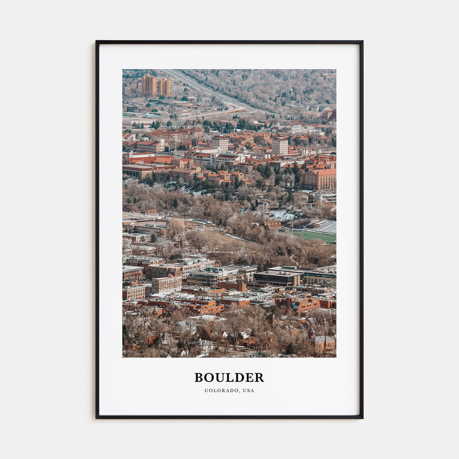 Boulder Portrait Color No 2 Poster