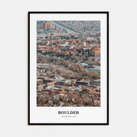 Boulder Portrait Color No 2 Poster