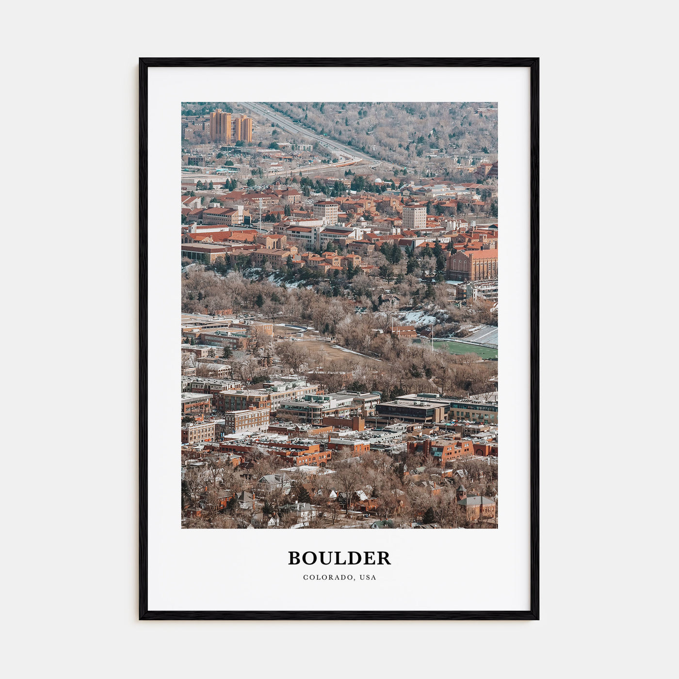 Boulder Portrait Color No 2 Poster