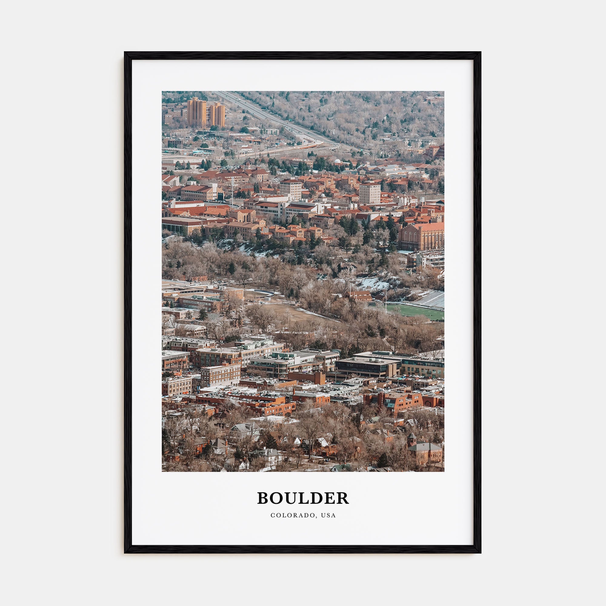 Boulder Portrait Color No 2 Poster