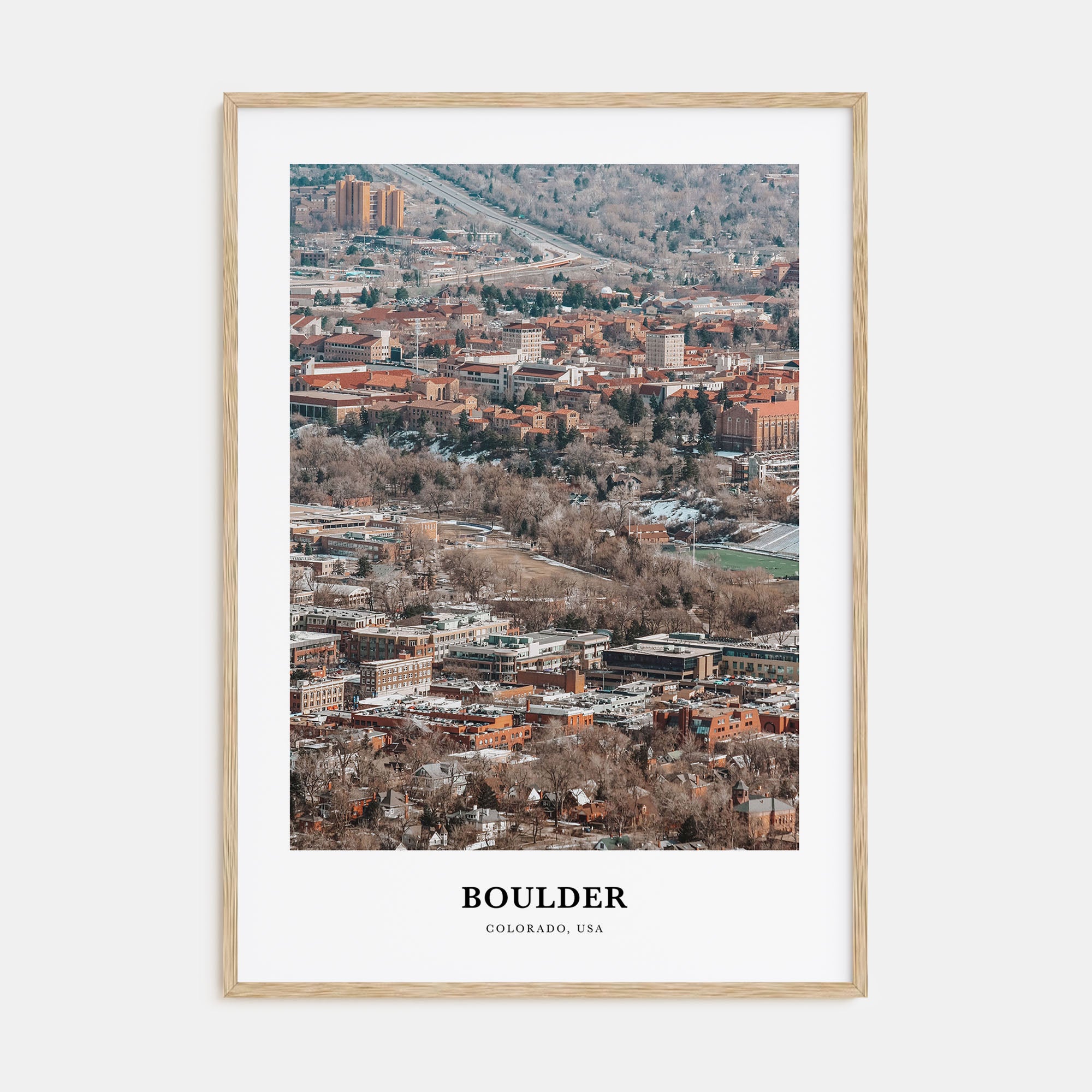 Boulder Portrait Color No 2 Poster