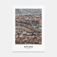 Boulder Portrait Color No 2 Poster