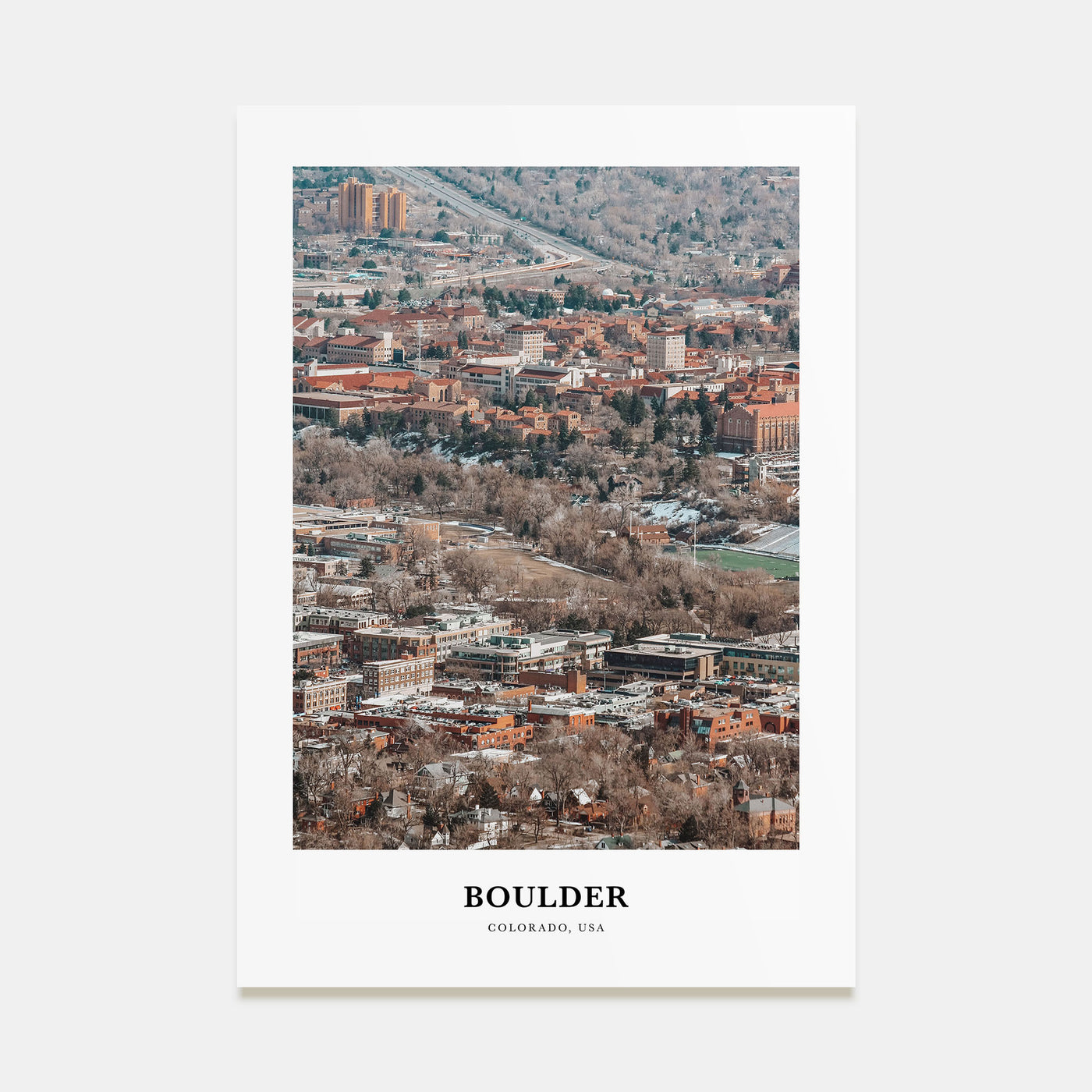 Boulder Portrait Color No 2 Poster