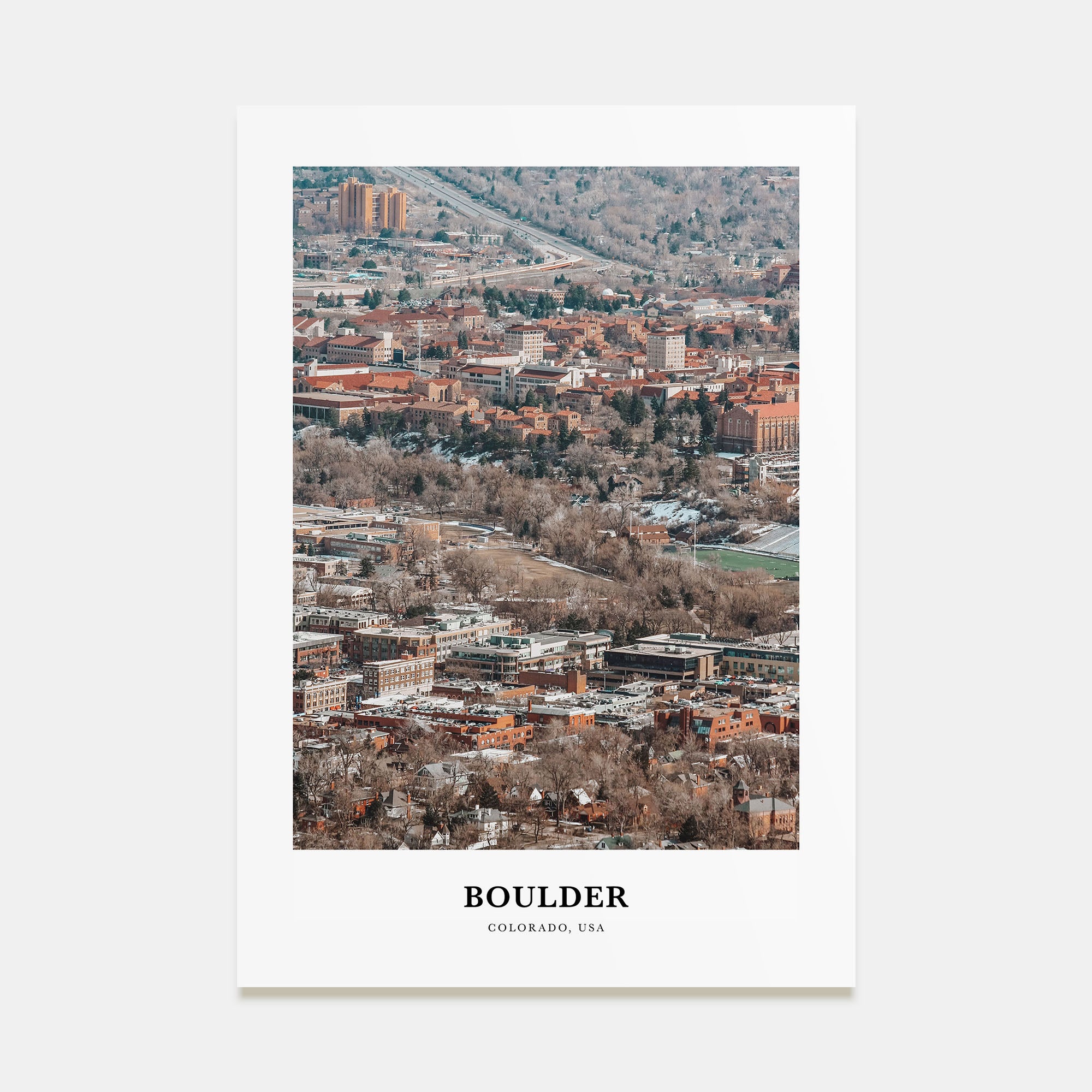 Boulder Portrait Color No 2 Poster