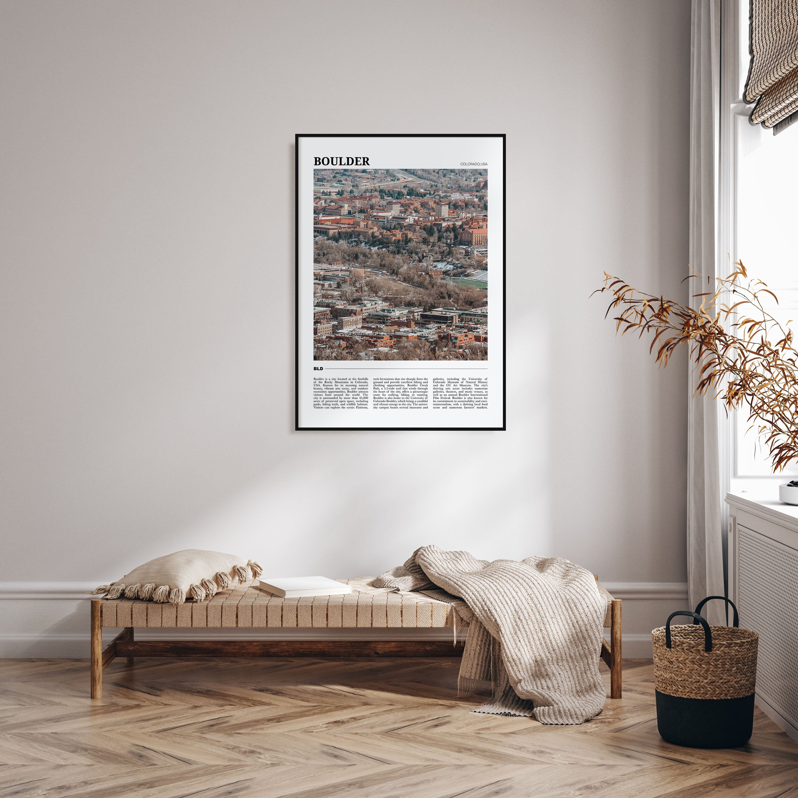 Boulder Travel Color No 2 Poster