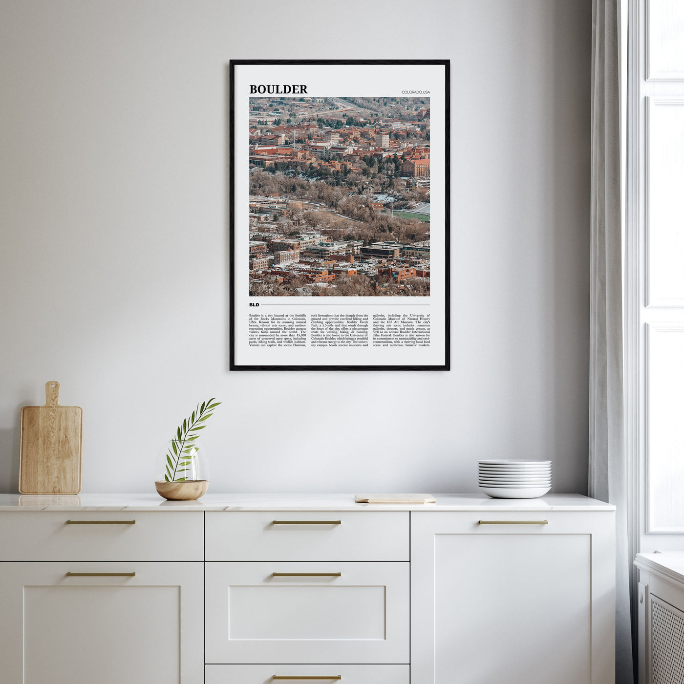 Boulder Travel Color No 2 Poster