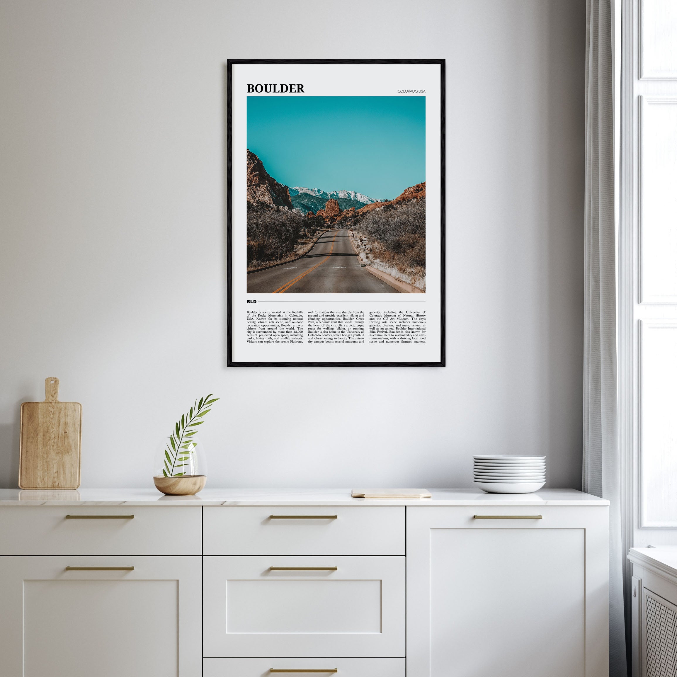 Boulder Travel Color No 3 Poster